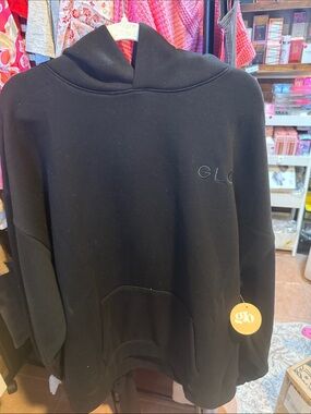 GLO jeans Men's Black Crewneck Pullover Sweater